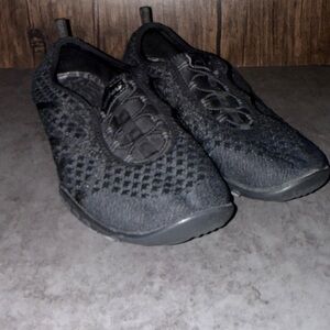 Black Skechers Slip-On Memory Foam Sneakers, Women’s 10